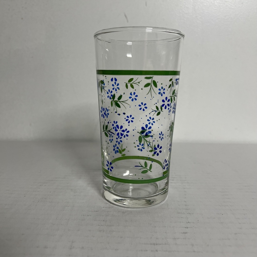Clearly Glassware 12 Piece 11Oz Tumbler Set Flower‎ Leaf Pattern in Original Box